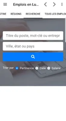 Emplois en Luxembourg android App screenshot 0