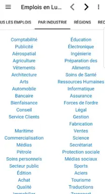 Emplois en Luxembourg android App screenshot 3