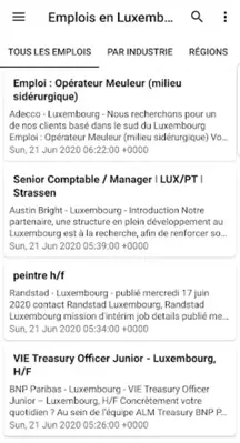 Emplois en Luxembourg android App screenshot 5